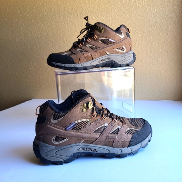 Merrell Moab 2 Mid Waterproof Hiking Shoe - Kids/Youth size 4.5 - Picture 1 of 12